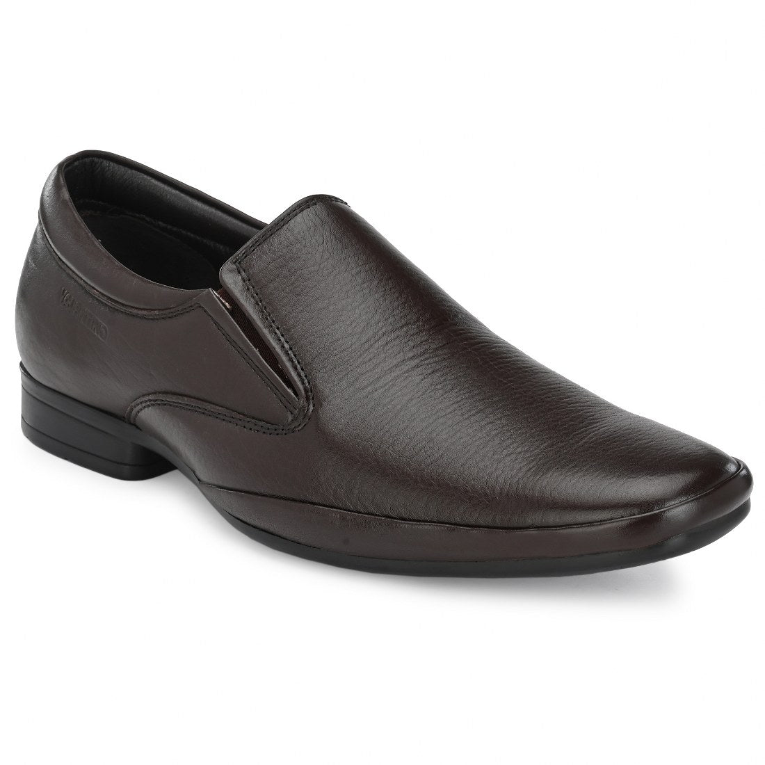 CALIFORNIA-02A MEN LEATHER BROWN FORMAL SLIP ON MOCCASSINS