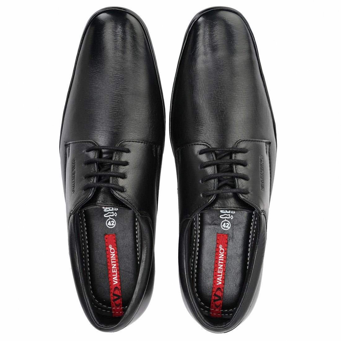 CALIFORNIA-52A MEN LEATHER BLACK FORMAL LACE UP DERBY