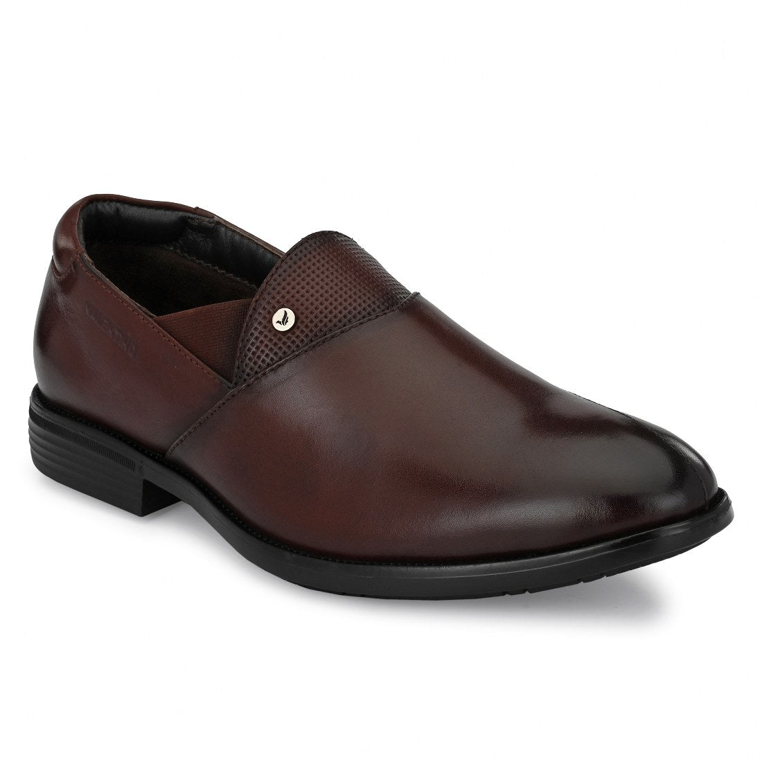 COSMO-14 MEN LEATHER BROWN FORMAL SLIP ON MOCCASSINS