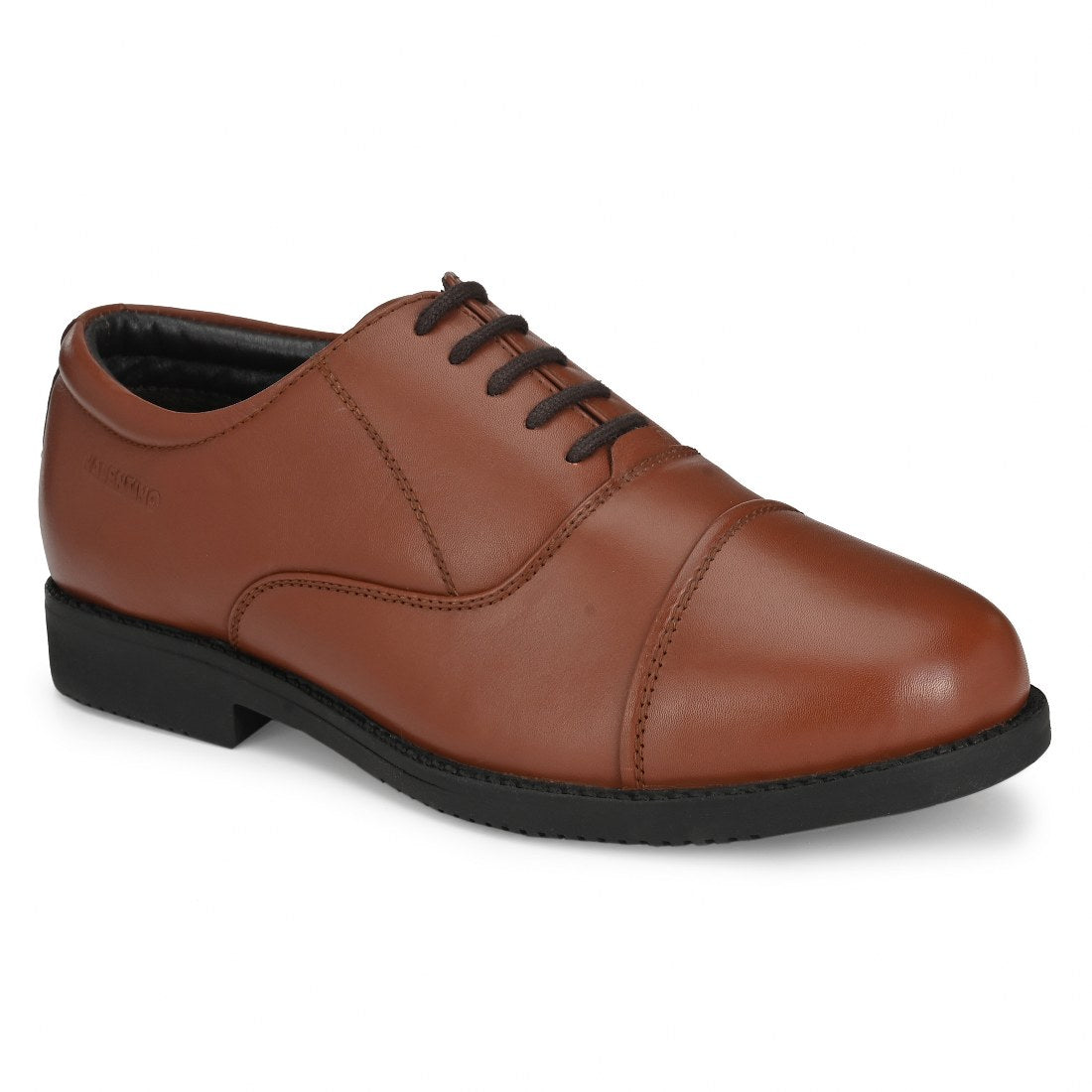 EXECUTIVE-62 MEN LEATHER TAN FORMAL LACE UP OXFORD