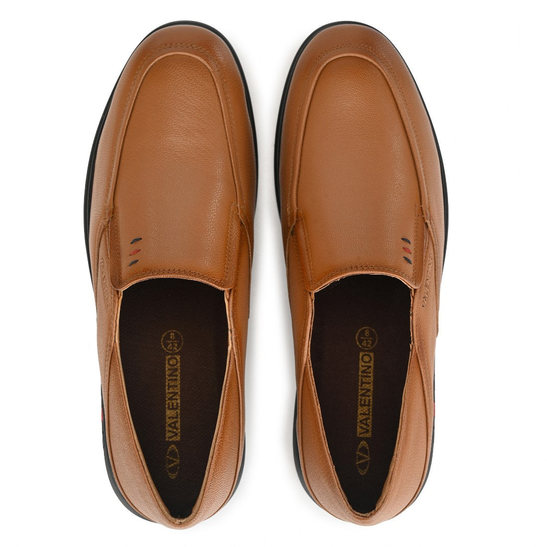 GERMAN-01 MEN LEATHER TAN CASUAL SLIP ON MOCCASSINS