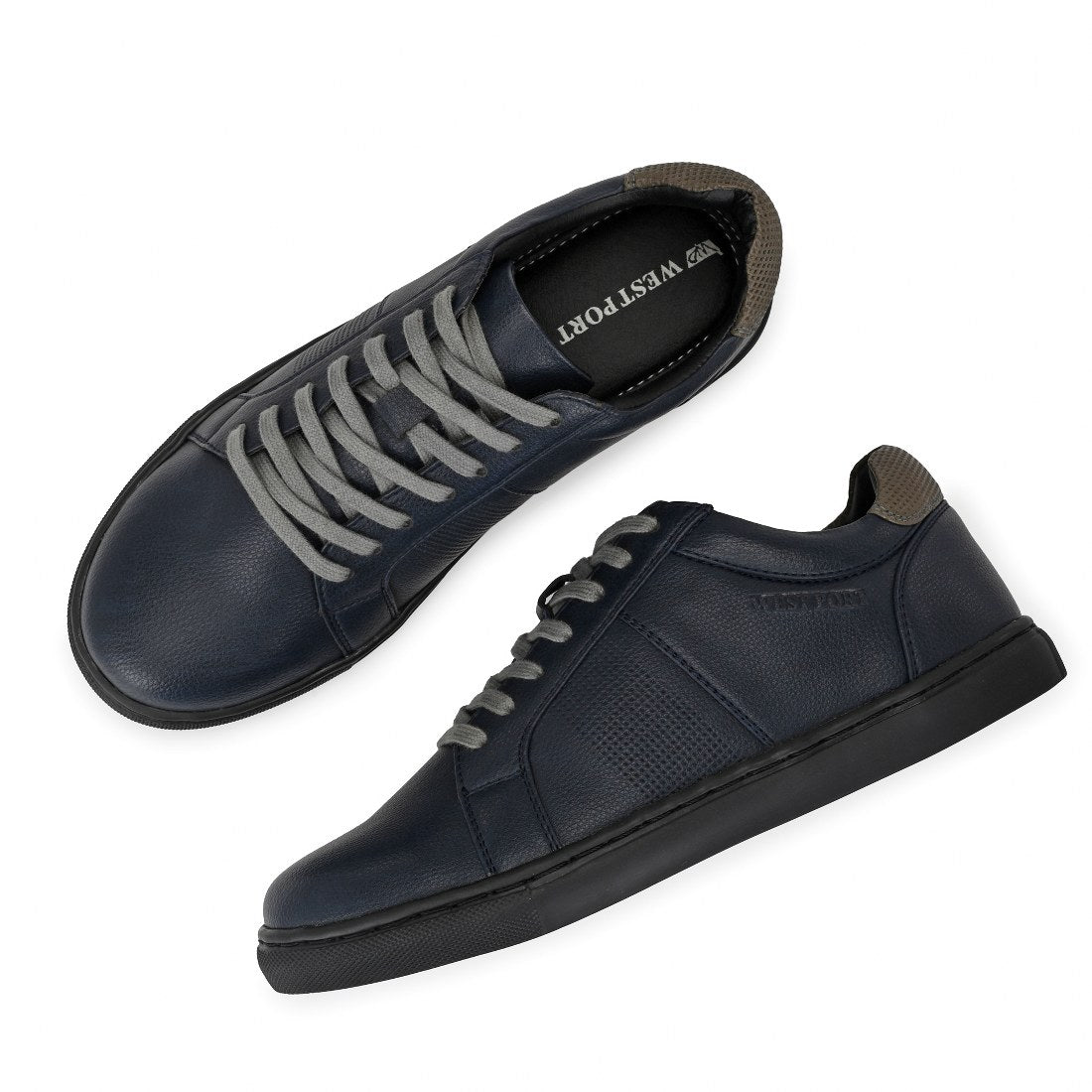FUN-54 MEN NON-LEATHER BLUE CASUAL LACE UP SNEAKERS