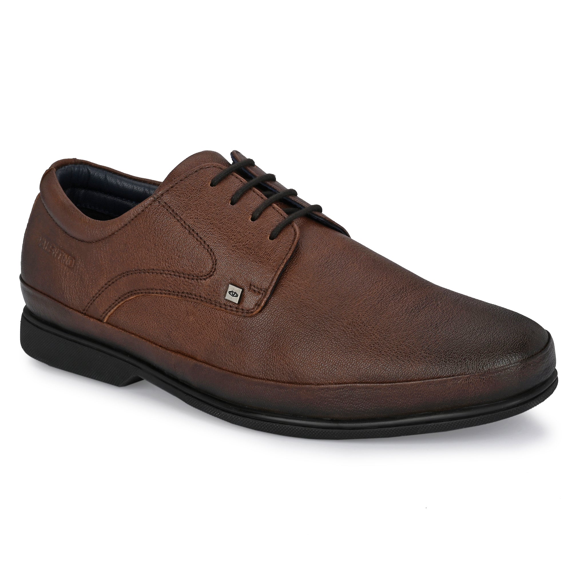 GATEWAY-52 MEN LEATHER BROWN FORMAL LACE UP DERBY
